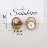 Cartoon Easter Series 20mm snap button Resin DIY Jewelry