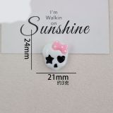 Cartoon Halloween series 20mm snap button Resin DIY Jewelry