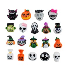 Cartoon Halloween series 20mm snap button Resin DIY Jewelry