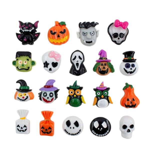 Cartoon Halloween series 20mm snap button Resin DIY Jewelry