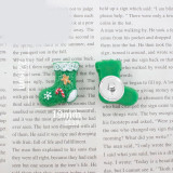 Christmas Cartoon Series 20mm snap button Resin DIY Jewelry
