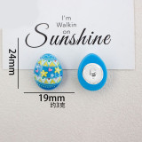 Cartoon Easter Series 20mm snap button Resin DIY Jewelry