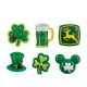 St. Patrick's Day Clover Series 20mm snap button Resin DIY Jewelry