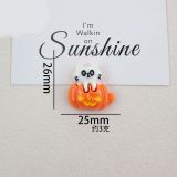 Halloween handmade  20mm snap button Resin DIY Jewelry