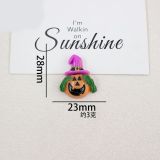 Cartoon Halloween series 20mm snap button Resin DIY Jewelry