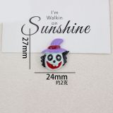 Cartoon Halloween series 20mm snap button Resin DIY Jewelry