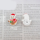 Christmas Cartoon Series 20mm snap button Resin DIY Jewelry