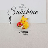 Cartoon Animal Series Handmade 20mm snap button Resin DIY Jewelry