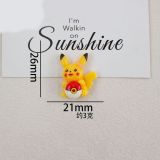 Cartoon Animal Series Handmade 20mm snap button Resin DIY Jewelry