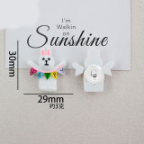Cartoon Easter Series 20mm snap button Resin DIY Jewelry