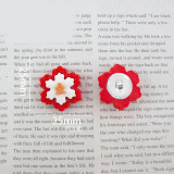 Christmas Cartoon Series 20mm snap button Resin DIY Jewelry