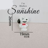 Cartoon Nunu Series Handmade  20mm snap button Resin DIY Jewelry