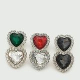 Flower Pearl Bear LOVE  rhinestone Metal 20MM Snap buttons