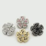 Flower Pearl Bear LOVE  rhinestone Metal 20MM Snap buttons