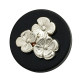 Flower  vintage Metal resin 20MM Snap buttons