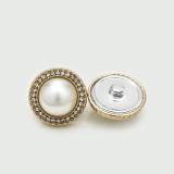 Flower Pearl Bear LOVE  rhinestone Metal 20MM Snap buttons