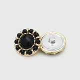 Flower Pearl Bear LOVE  rhinestone Metal 20MM Snap buttons