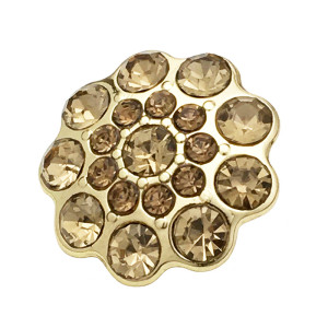 Flower Pearl Bear LOVE  rhinestone Metal 20MM Snap buttons