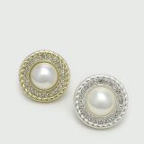 Flower Pearl Bear LOVE  rhinestone Metal 20MM Snap buttons