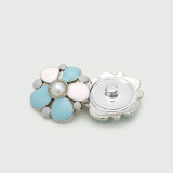 Flower Pearl Bear LOVE  rhinestone Metal 20MM Snap buttons