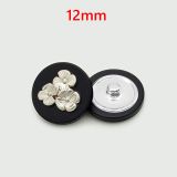 Flower  vintage Metal resin 12MM Snap buttons  fit 12mm snap jewelry