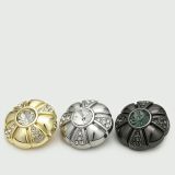 Flower Pearl Bear LOVE  rhinestone Metal 20MM Snap buttons