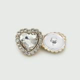 Flower Pearl Bear LOVE  rhinestone Metal 20MM Snap buttons