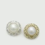 Flower Pearl Bear LOVE  rhinestone Metal 20MM Snap buttons