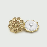 Flower Pearl Bear LOVE  rhinestone Metal 20MM Snap buttons