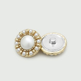 Flower Pearl Bear LOVE  rhinestone Metal 20MM Snap buttons