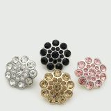 Flower Pearl Bear LOVE  rhinestone Metal 20MM Snap buttons