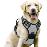 Dog leash pet chest and back nylon dog leash large dog harness pet supplies wholesale