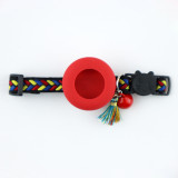 Pet locator protective cover Airtag dedicated GPS collar silicone leather cover pet collar neck cover