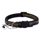Golden onion pet collar, dog neck collar, safety buckle collar, cat collar, cat collar, dog collar DIY