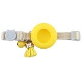 Pet locator protective cover Airtag dedicated GPS collar silicone leather cover pet collar neck cover