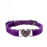 Love Cat Collar Colorful Plush Small Dog Necklace Pet Supplies Cat Ring Bell Outing Dog