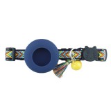 Pet locator protective cover Airtag dedicated GPS collar silicone leather cover pet collar neck cover