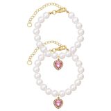 Cat Pearl Collar Necklace Princess Style Acrylic Love Water Diamond Pendant Cat Collar Lady Style Dog Neck Ring