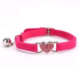 Love Cat Collar Colorful Plush Small Dog Necklace Pet Supplies Cat Ring Bell Outing Dog