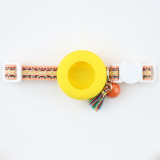 Pet locator protective cover Airtag dedicated GPS collar silicone leather cover pet collar neck cover
