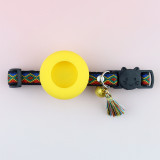 Pet locator protective cover Airtag dedicated GPS collar silicone leather cover pet collar neck cover