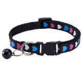 Peach Heart Pet Collar, Dog Collar, Cat Collar, Pet Supplies, Pet Accessories, Pet Necklace, Dog Neck Ring