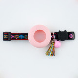 Pet locator protective cover Airtag dedicated GPS collar silicone leather cover pet collar neck cover
