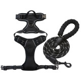 Dog leash pet chest and back nylon dog leash large dog harness pet supplies wholesale