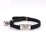 Love Cat Collar Colorful Plush Small Dog Necklace Pet Supplies Cat Ring Bell Outing Dog