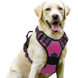 Dog leash pet chest and back nylon dog leash large dog harness pet supplies wholesale