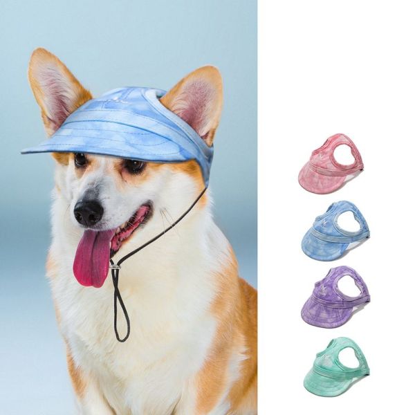 Pet supplies for large, medium, and small dogs, cats, sunshades, exposed ears, puppies, baseball caps