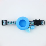 Pet locator protective cover Airtag dedicated GPS collar silicone leather cover pet collar neck cover
