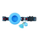 Pet locator protective cover Airtag dedicated GPS collar silicone leather cover pet collar neck cover