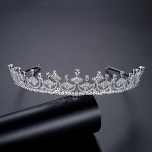 Bridal Crown Headband, Wedding Crown, Bridal Wedding Gown Evening Party Travel Photography Accessories for Women